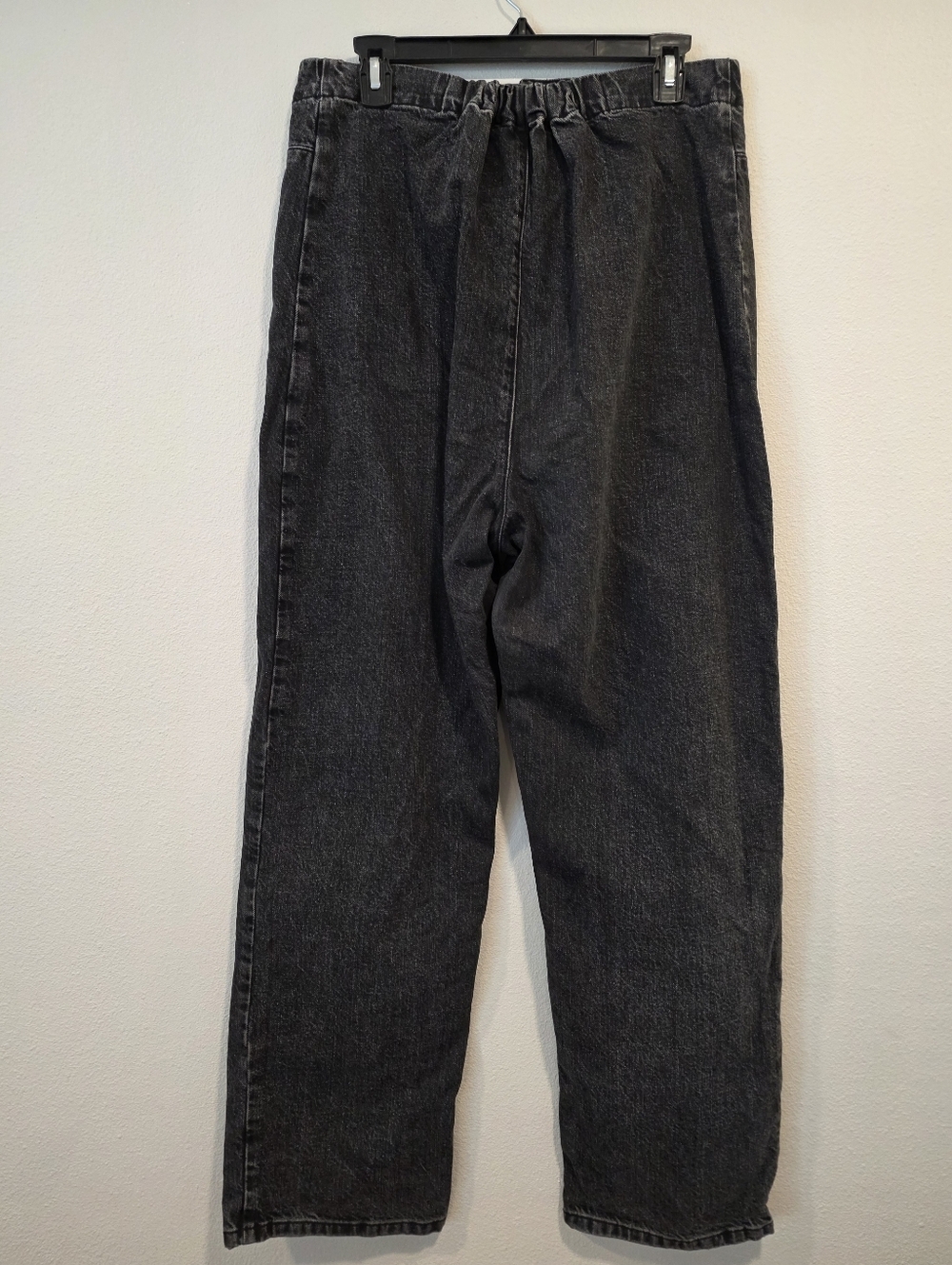 Rachel Comey Barrie Zip Front Straight Leg Washed Black Jean Pants - Picture 6 of 9